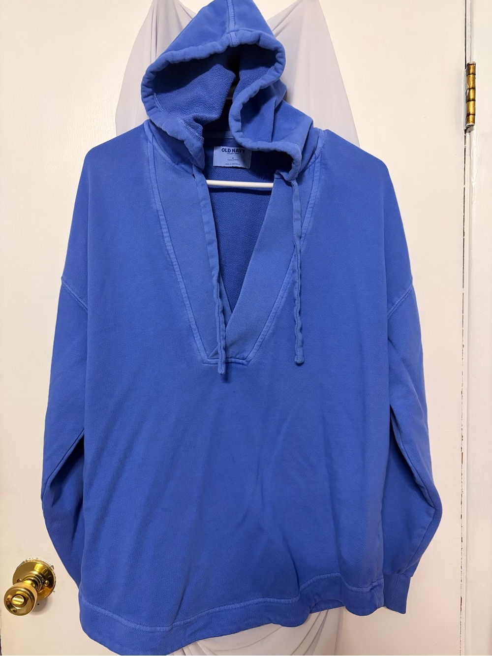 Old Navy women’s Blue Hooded Pullover Shirt